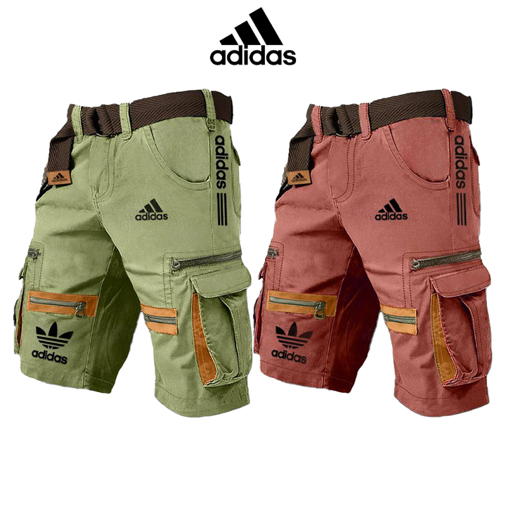 Men's breathable waterproof multi-purpose outdoor shorts adidas® (2 pcs)