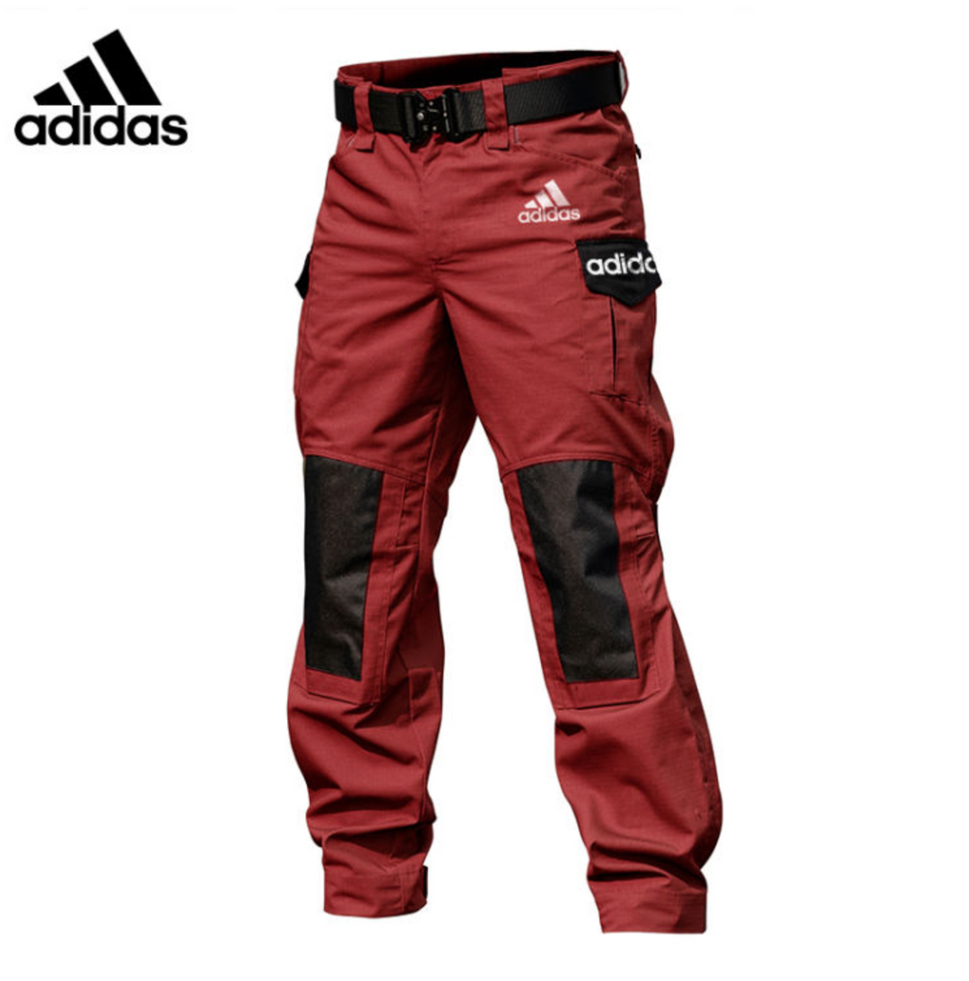 Men's Adidas gardening with many pockets on the outside
