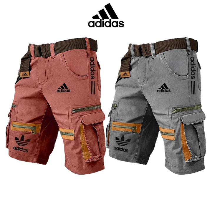 Men's breathable waterproof multi-purpose outdoor shorts adidas® (2 pcs)