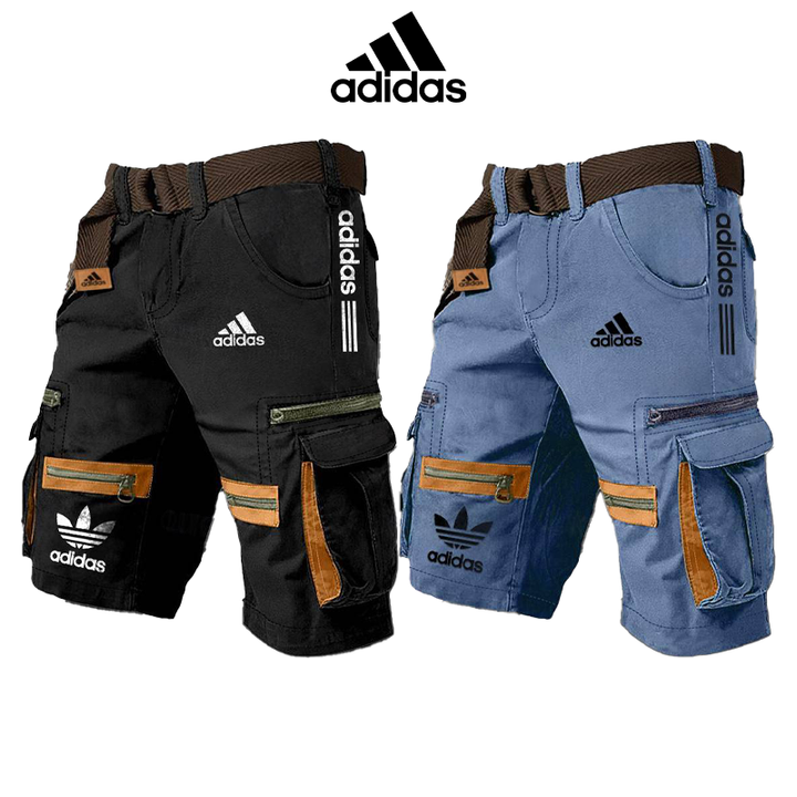 Men's breathable waterproof multi-purpose outdoor shorts adidas® (2 pcs)